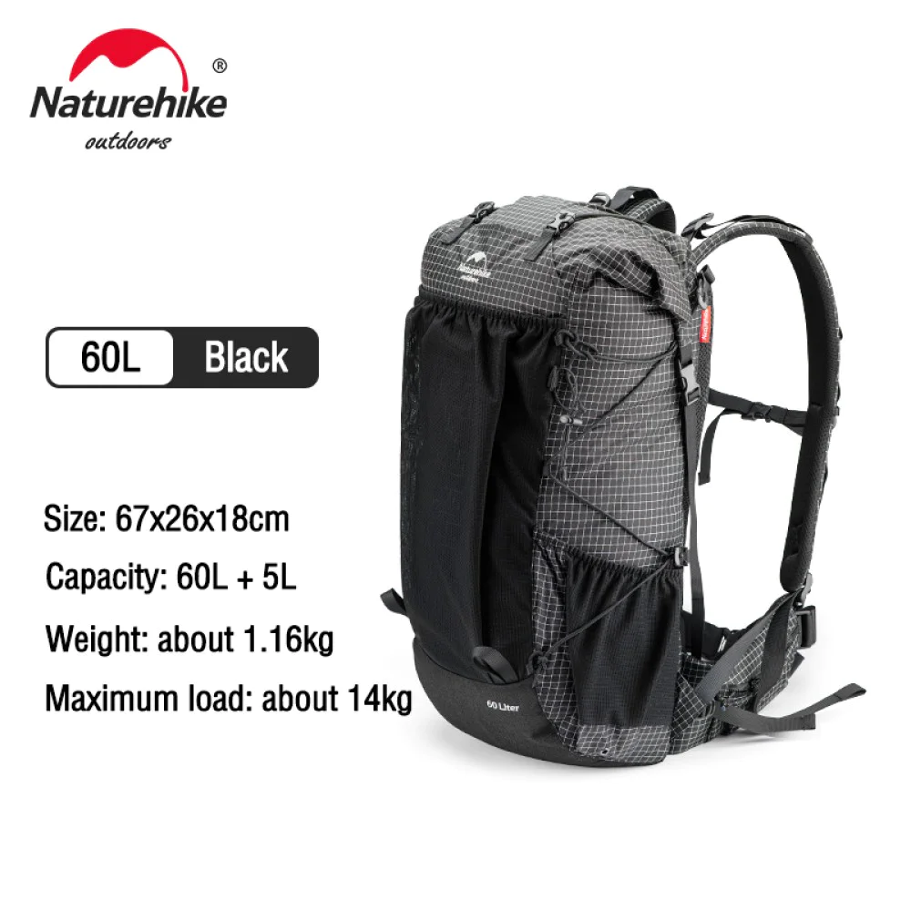 Naturehike 65L Hiking Backpack | Backwoods Outdoor Gear